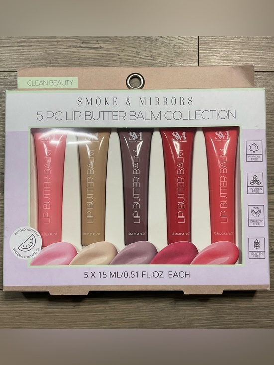 Smoke & Mirrors Other - NWT Smoke & Mirrors 5 PC Lip Butter Balm Collection - Watermelon Infused